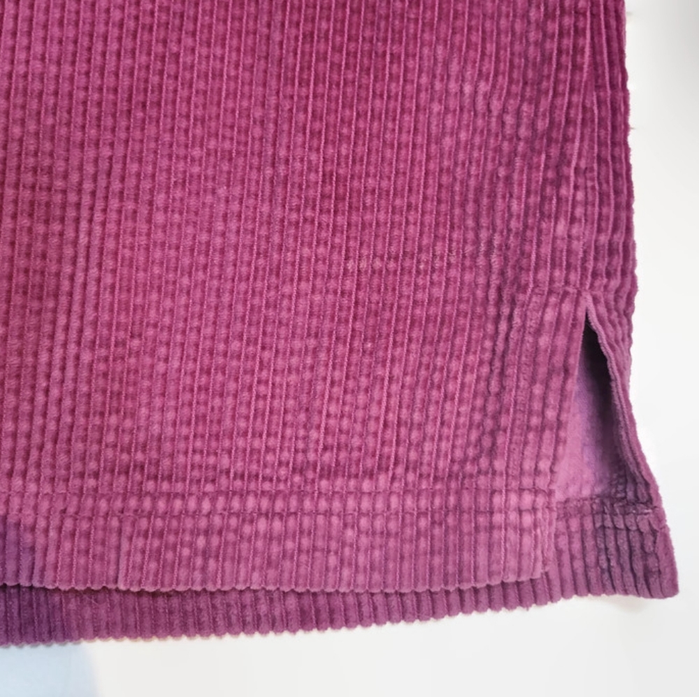 L.L. Bean Purple Corduroy Shacket - Picture 5 of 10